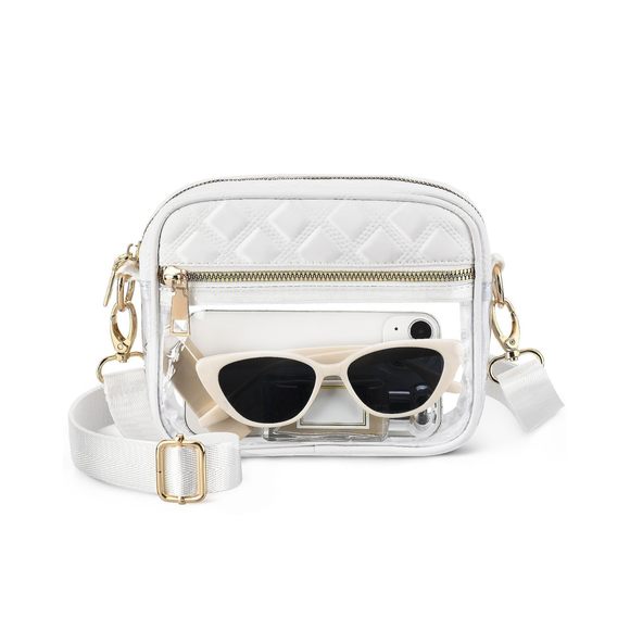Clear Bag Stadium Events, Clear Purses Stadium Crossbody, Small >:) - Picture 1 of 7